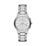 Buy Shop Burberry The City White Dial Silver Steel Strap Watch for Men - BU9750 USA Online