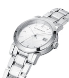 Buy Shop Burberry The City White Dial Silver Steel Strap Watch for Women - BU9100 USA Online