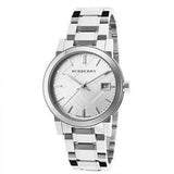 Buy Shop Burberry The City White Dial Silver Steel Strap Watch for Women - BU9100 USA Online