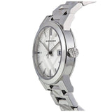 Buy Shop Burberry The City White Dial Silver Steel Strap Watch for Women - BU9144 USA Online