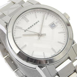 Buy Shop Burberry The City White Dial Silver Steel Strap Watch for Women - BU9144 USA Online