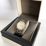 Buy Shop Burberry The City White Dial Two Tone Steel Strap Watch for Men - BU9751 USA Online