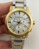 Buy Shop Burberry The City White Dial Two Tone Steel Strap Watch for Men - BU9751 USA Online