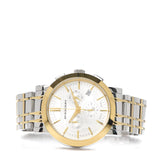Buy Shop Burberry The City White Dial Two Tone Steel Strap Watch for Men - BU9751 USA Online