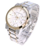 Buy Shop Burberry The City White Dial Two Tone Steel Strap Watch for Men - BU9751 USA Online