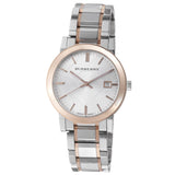 Buy Shop Burberry The City White Dial Two Tone Steel Strap Watch for Women - BU9006 USA Online