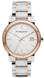 Buy Shop Burberry The City White Dial Two Tone Steel Strap Watch for Women - BU9006 USA Online