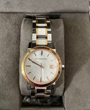 Buy Shop Burberry The City White Dial Two Tone Steel Strap Watch for Women - BU9105 USA Online