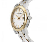 Buy Shop Burberry The City White Dial Two Tone Steel Strap Watch for Women - BU9115 USA Online