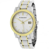 Buy Shop Burberry The City White Dial Two Tone Steel Strap Watch for Women - BU9115 USA Online