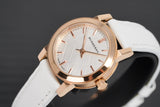 Buy Shop Burberry The City White Dial White Leather Strap Watch for Women - BU9012 USA Online