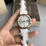 Buy Shop Burberry The City White Dial White Leather Strap Watch for Women - BU9015 USA Online
