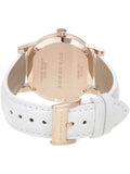 Buy Shop Burberry The City White Dial White Leather Strap Watch for Women - BU9108 USA Online