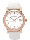 Buy Shop Burberry The City White Dial White Leather Strap Watch for Women - BU9108 USA Online
