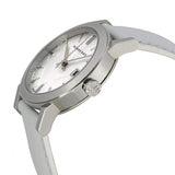 Buy Shop Burberry The City White Dial White Leather Strap Watch for Women - BU9128 USA Online