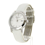 Buy Shop Burberry The City White Dial White Leather Strap Watch for Women - BU9128 USA Online