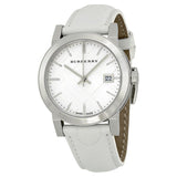 Buy Shop Burberry The City White Dial White Leather Strap Watch for Women - BU9128 USA Online