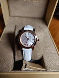 Buy Shop Burberry The City White Dial White Leather Strap Watch for Women - BU9209 USA Online
