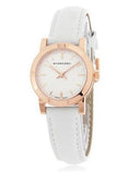 Buy Shop Burberry The City White Dial White Leather Strap Watch for Women - BU9209 USA Online