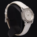 Buy Shop Burberry The City White Diamonds Dial White Leather Strap Watch for Women - BU9221 USA Online