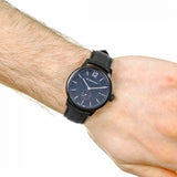 Buy Shop Burberry The Classic Black Dial Black Leather Strap Watch for Men - BU10003 USA Online