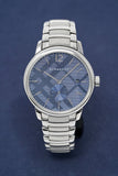 Buy Shop Burberry The Classic Blue Dial Silver Steel Strap Watch for Men - BU10007 USA Online
