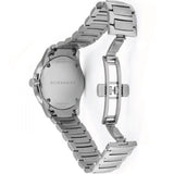 Buy Shop Burberry The Classic Blue Dial Silver Steel Strap Watch for Men - BU10007 USA Online