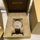 Buy Shop Burberry The Classic Brown Dial Brown Leather Strap Watch for Men - BU10012 USA Online