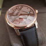 Buy Shop Burberry The Classic Brown Dial Brown Leather Strap Watch for Men - BU10012 USA Online
