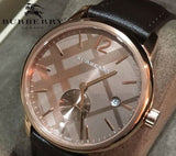Buy Shop Burberry The Classic Brown Dial Brown Leather Strap Watch for Men - BU10012 USA Online