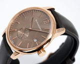 Buy Shop Burberry The Classic Brown Dial Brown Leather Strap Watch for Men - BU10012 USA Online