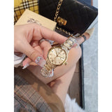 Buy Shop Burberry The Classic Champagne Dial Gold Steel Strap Watch for Women - BU10109 USA Online