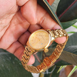 Buy Shop Burberry The Classic Champagne Dial Gold Steel Strap Watch for Women - BU10109 USA Online