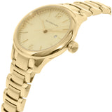 Buy Shop Burberry The Classic Champagne Dial Gold Steel Strap Watch for Women - BU10109 USA Online