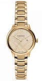 Buy Shop Burberry The Classic Champagne Dial Gold Steel Strap Watch for Women - BU10109 USA Online