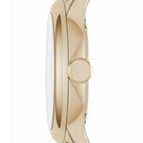 Buy Shop Burberry The Classic Champagne Gold Dial Brown Leather Strap Watch for Women - BU10101 USA Online