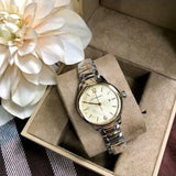 Buy Shop Burberry The Classic Champagne Gold Dial Two Tone Steel Strap Watch for Women - BU10118 USA Online