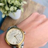 Buy Shop Burberry The Classic Champagne Gold Dial Two Tone Steel Strap Watch for Women - BU10118 USA Online