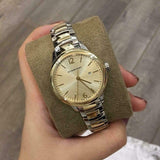 Buy Shop Burberry The Classic Champagne Gold Dial Two Tone Steel Strap Watch for Women - BU10118 USA Online