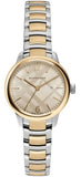 Buy Shop Burberry The Classic Champagne Gold Dial Two Tone Steel Strap Watch for Women - BU10118 USA Online