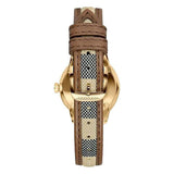 Buy Shop Burberry The Classic Gold Dial Brown Leather Strap Watch for Women - BU10114 USA Online