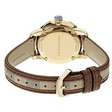 Buy Shop Burberry The Classic Gold Dial Brown Leather Strap Watch for Women - BU10114 USA Online