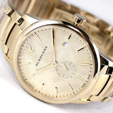 Buy Shop Burberry The Classic Gold Dial Gold Steel Strap Watch for Men - BU10006 USA Online