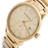 Buy Shop Burberry The Classic Gold Dial Gold Steel Strap Watch for Men - BU10006 USA Online
