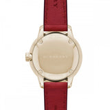 Buy Shop Burberry The Classic Gold Dial Red Leather Strap Watch for Women - BU10102 USA Online