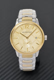 Buy Shop Burberry The Classic Gold Dial Two Tone Steel Strap Watch for Men - BU10011 USA Online
