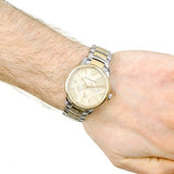 Buy Shop Burberry The Classic Gold Dial Two Tone Steel Strap Watch for Men - BU10011 USA Online