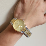 Buy Shop Burberry The Classic Gold Dial Two Tone Steel Strap Watch for Men - BU10011 USA Online