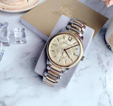 Buy Shop Burberry The Classic Gold Dial Two Tone Steel Strap Watch for Men - BU10011 USA Online