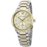 Buy Shop Burberry The Classic Gold Dial Two Tone Steel Strap Watch for Men - BU10011 USA Online